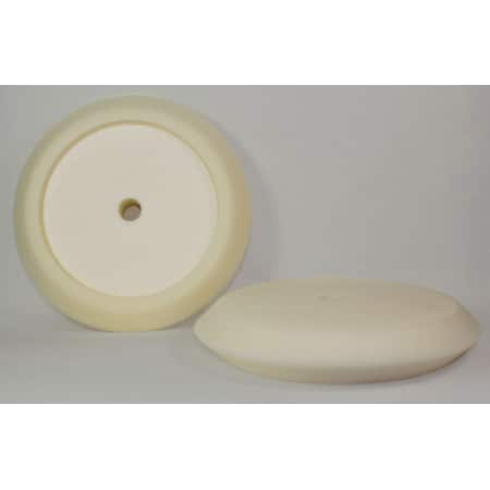 Hti Hi Buff 8" Heavy Cut White Slant Foam HB 100